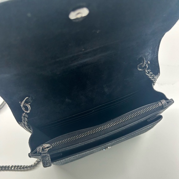 Yves Saint Laurent - YSL metalic small bag with chain - Picture 2 of 5